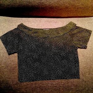 BOGO 💞 Vintage Energie polka dot crop top